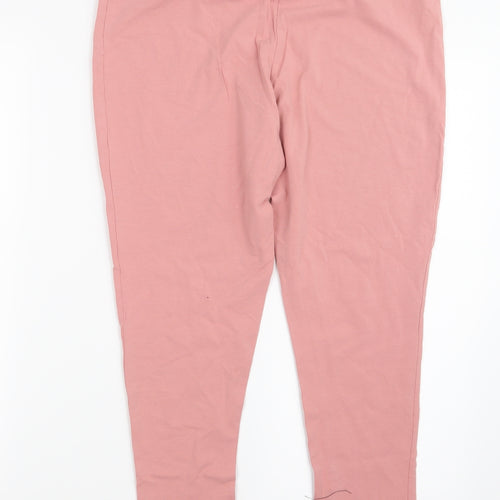 Select Womens Pink   Capri Leggings Size L L26 in