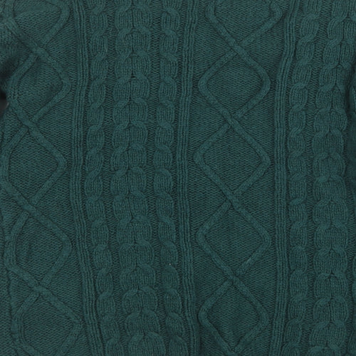 Papaya Womens Green  Knit Cardigan Jumper Size M