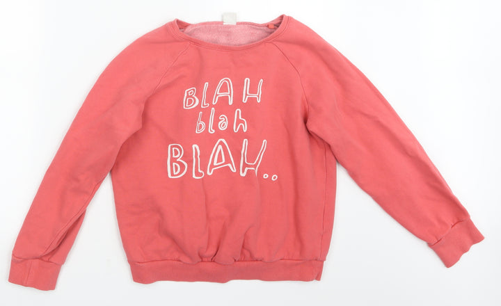 NEXT Girls Pink   Pullover Jumper Size 14 Years