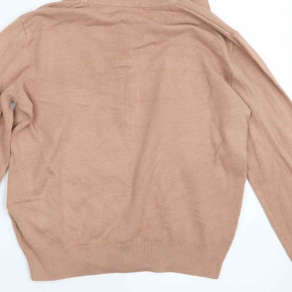 H&M Womens Beige   Basic T-Shirt Size XS