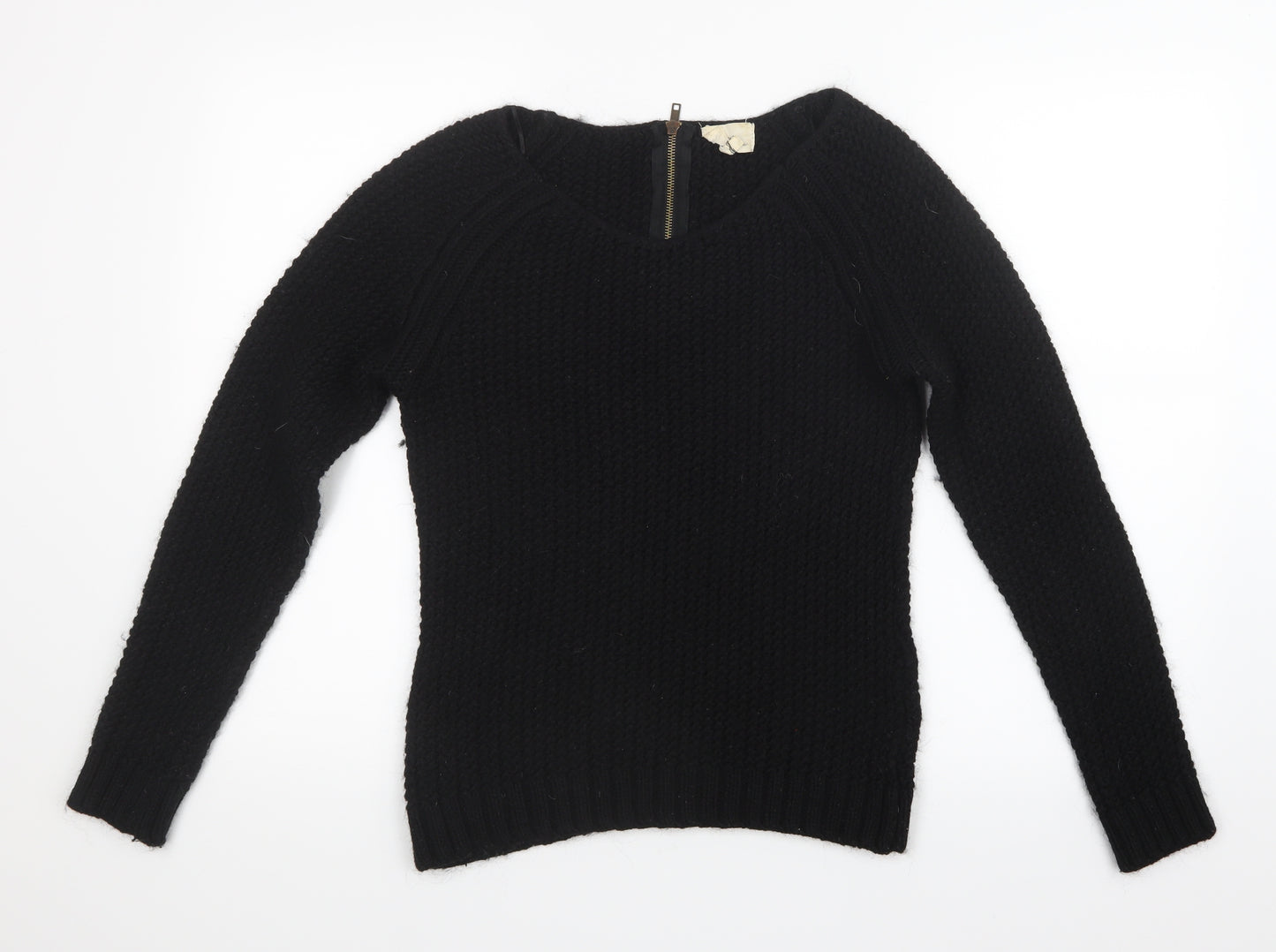 NEXT Womens Black  Knit Pullover Jumper Size S