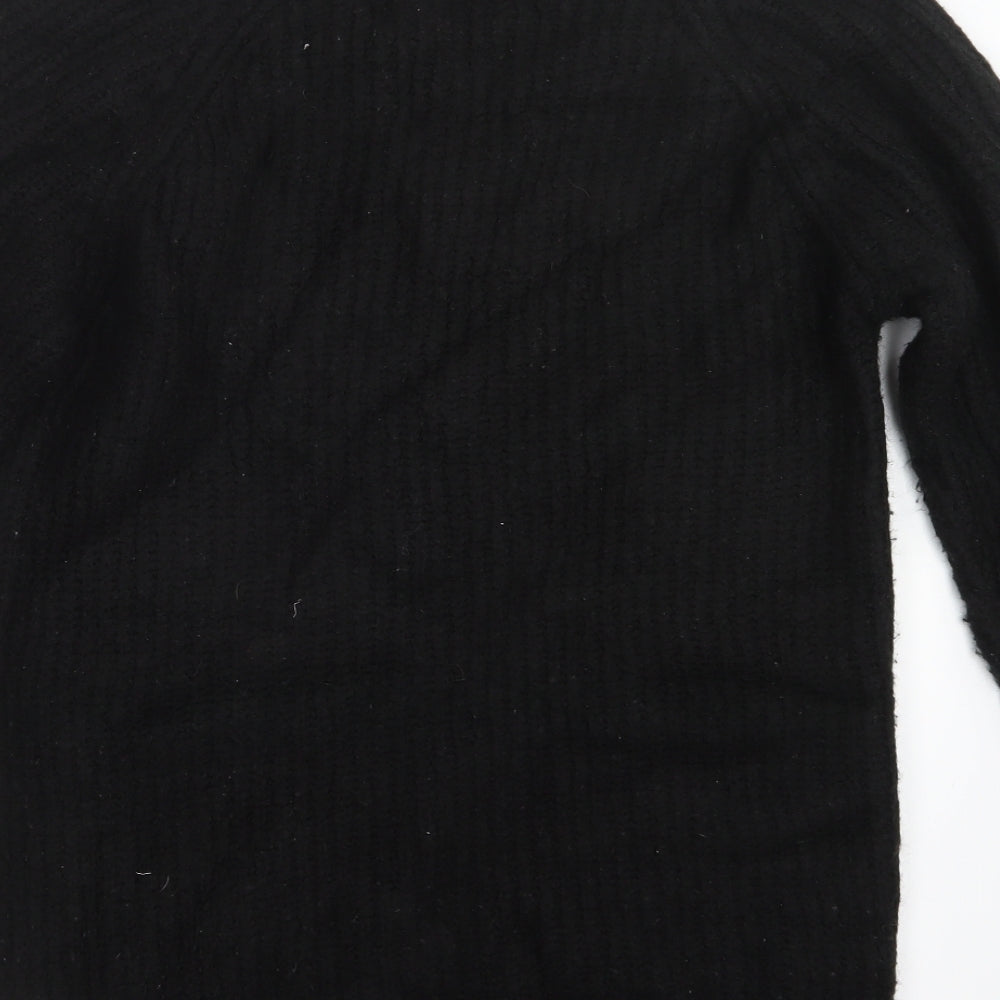 Primark Womens Black  Knit Pullover Jumper Size 10