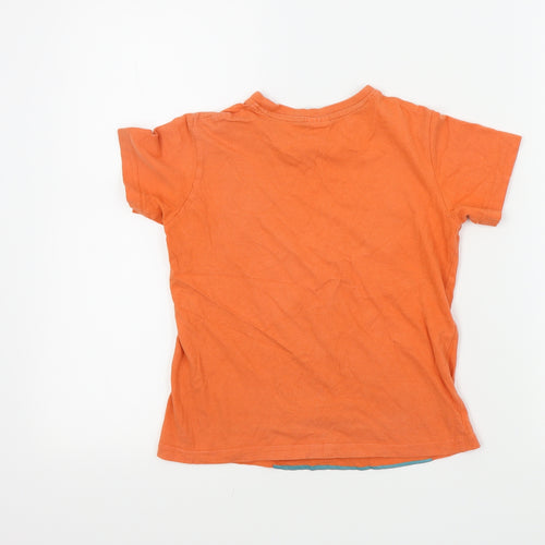 Jumbo Boys Orange Colourblock  Basic T-Shirt Size 6 Years  - SHARK