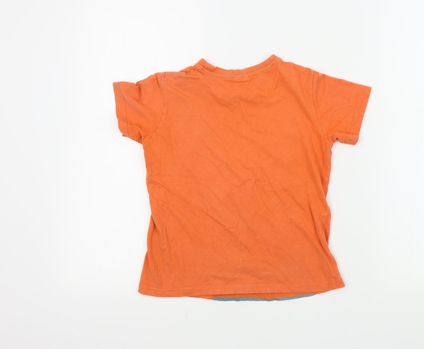 Jumbo Boys Orange Colourblock  Basic T-Shirt Size 6 Years  - SHARK