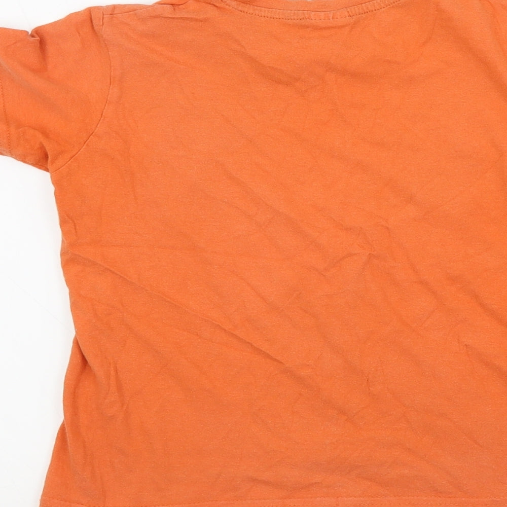 Jumbo Boys Orange Colourblock  Basic T-Shirt Size 6 Years  - SHARK