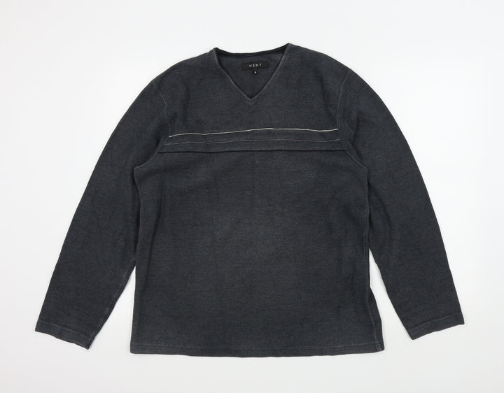NEXT Mens Grey Pullover Jumper Size M