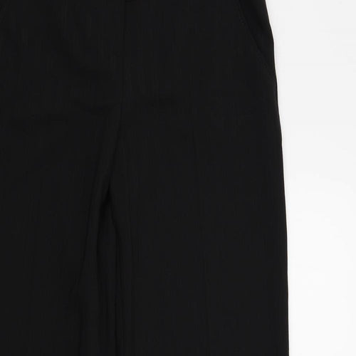 EVIE Womens Black Striped  Trousers  Size 36 in L30 in