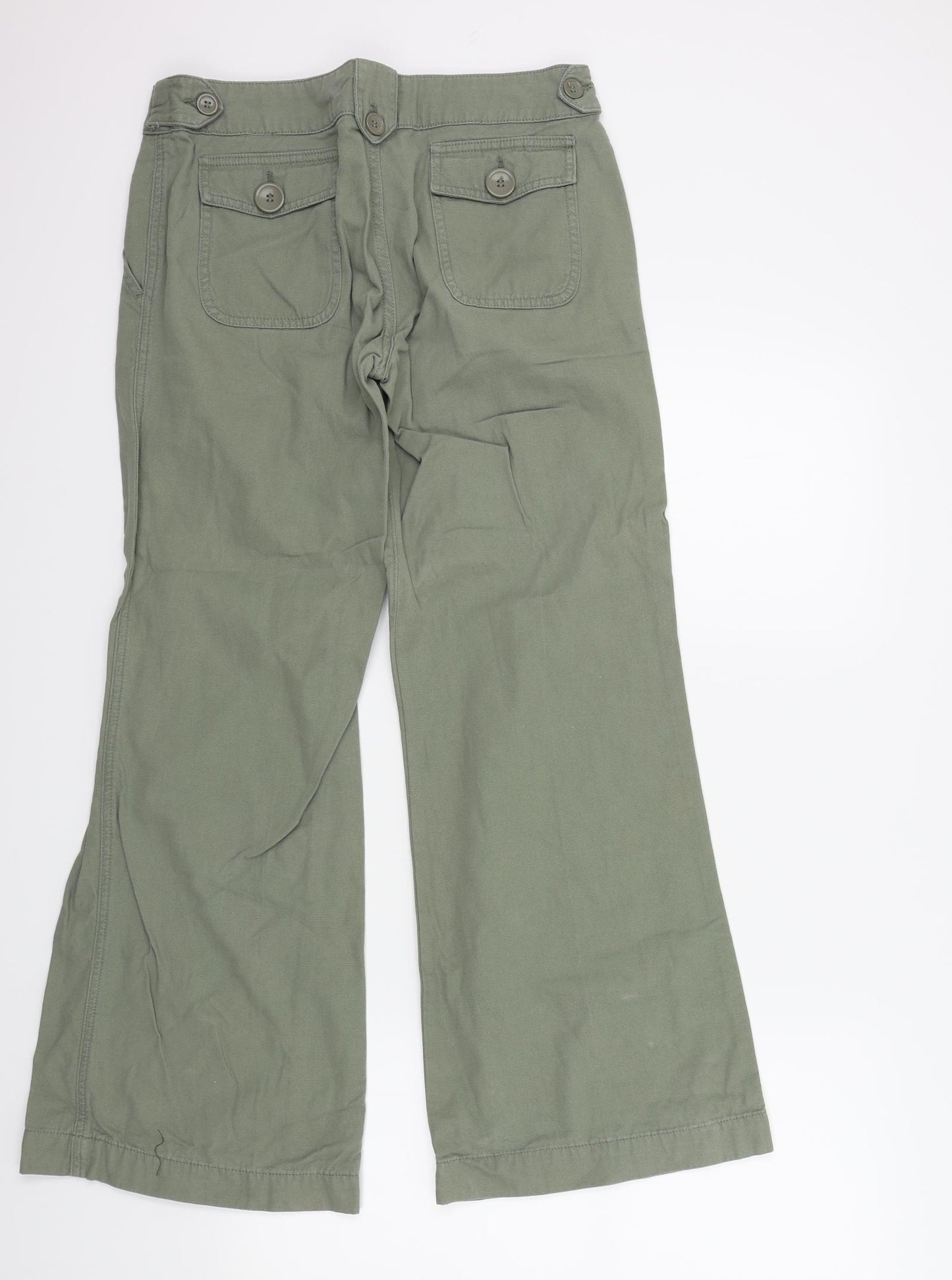 Oasis Womens Green   Trousers  Size 10 L28 in