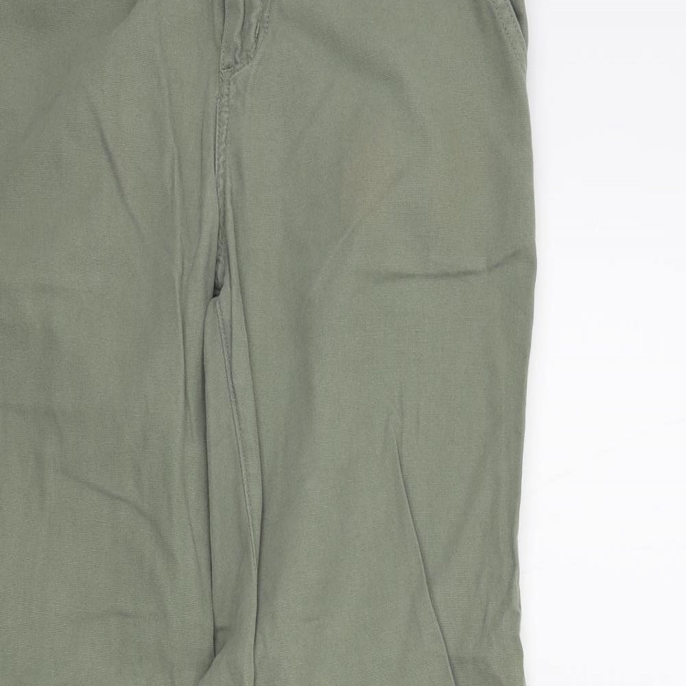 Oasis Womens Green   Trousers  Size 10 L28 in