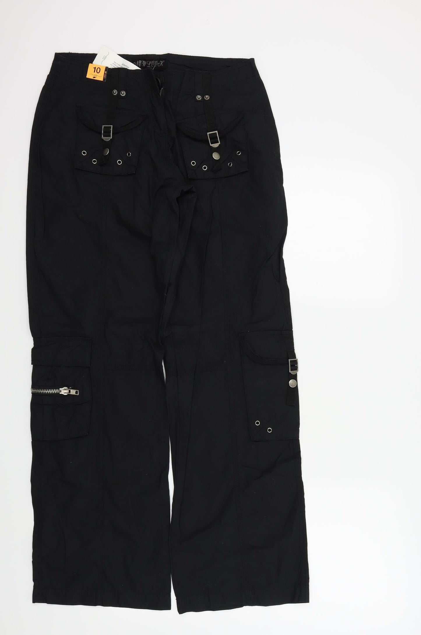 NEWLOOK Womens Black   Trousers  Size 10 L31 in