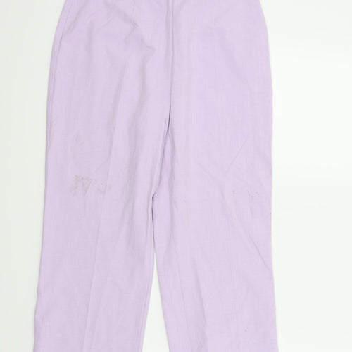 M&S Womens Purple   Trousers  Size 10 L23 in