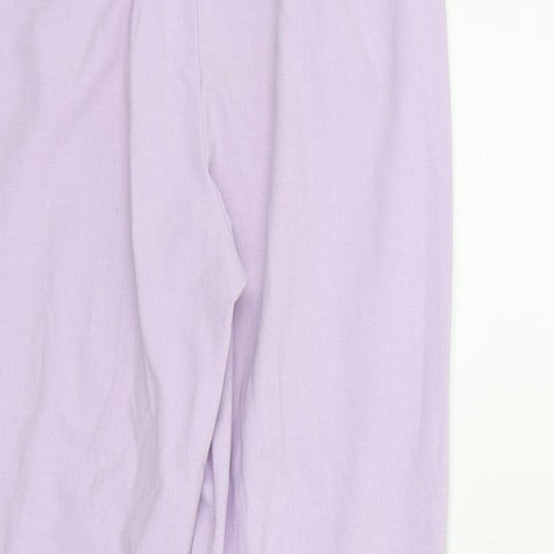 M&S Womens Purple   Trousers  Size 10 L23 in