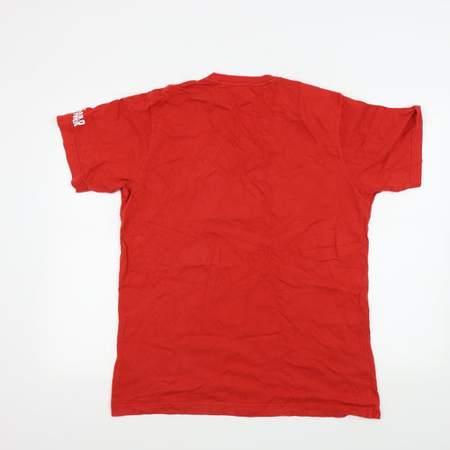 UT Mens Red Colourblock   T-Shirt Size L  - MARVEL