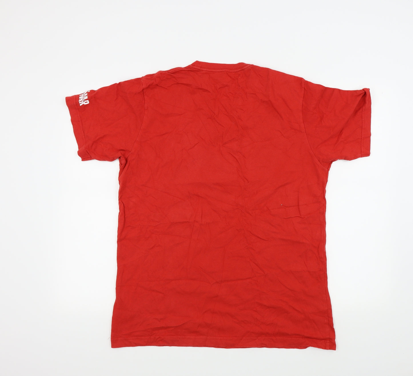 UT Mens Red Colourblock   T-Shirt Size L  - MARVEL