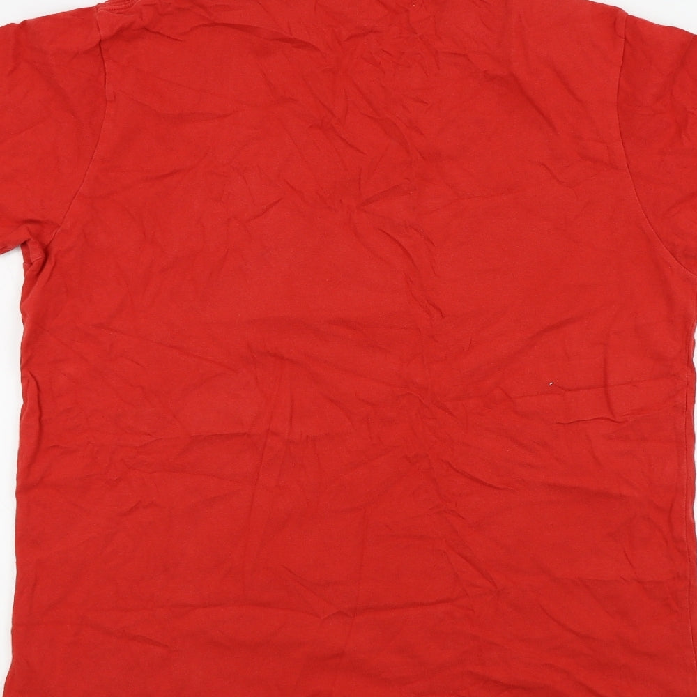 UT Mens Red Colourblock   T-Shirt Size L  - MARVEL