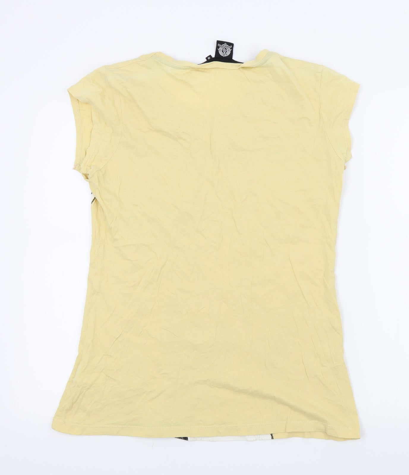 WARNER BROTHER Womens Yellow   Basic T-Shirt Size 18  - Looney Tunes