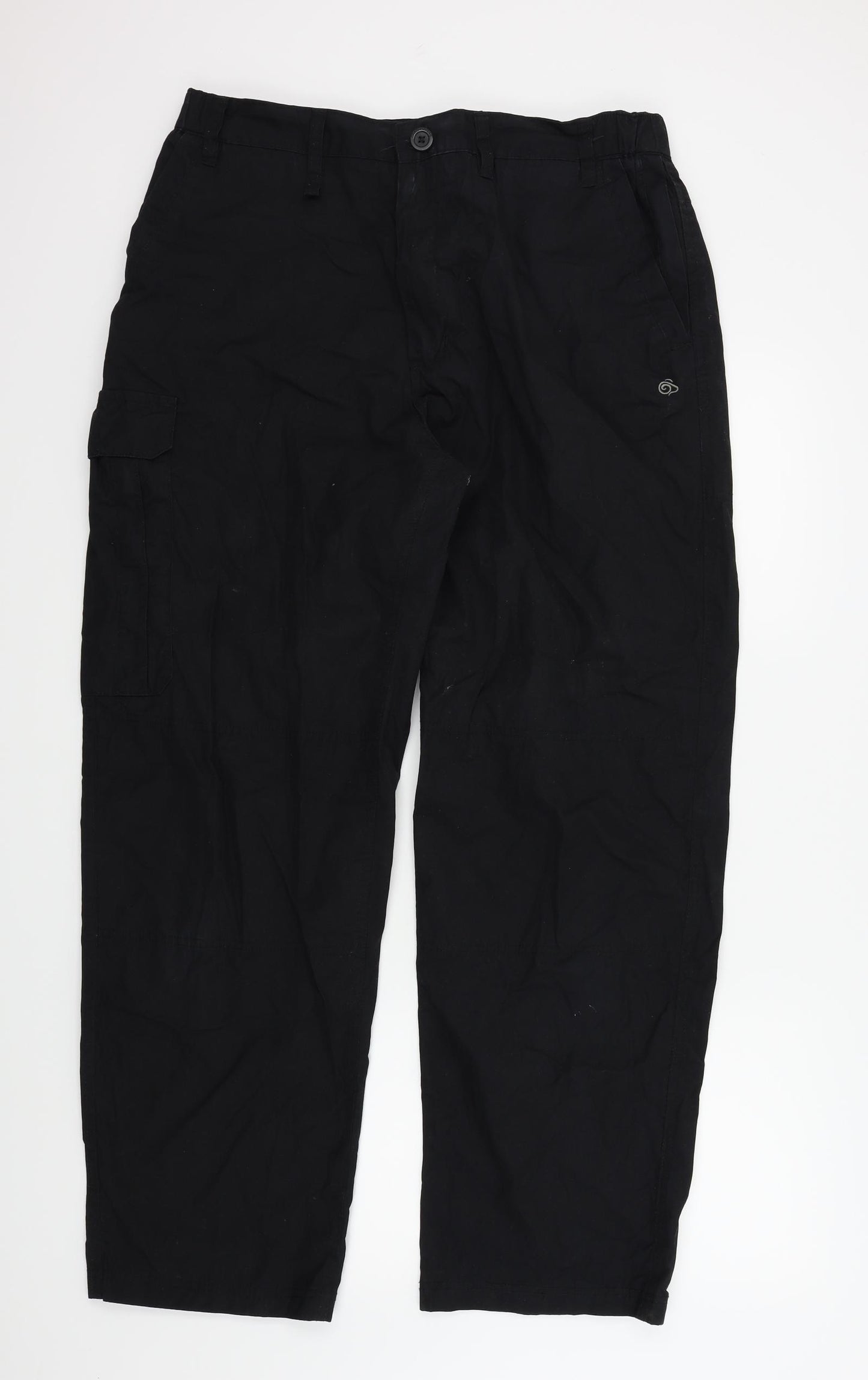 Grasshoppers Mens Black   Trousers  Size 36 L30 in