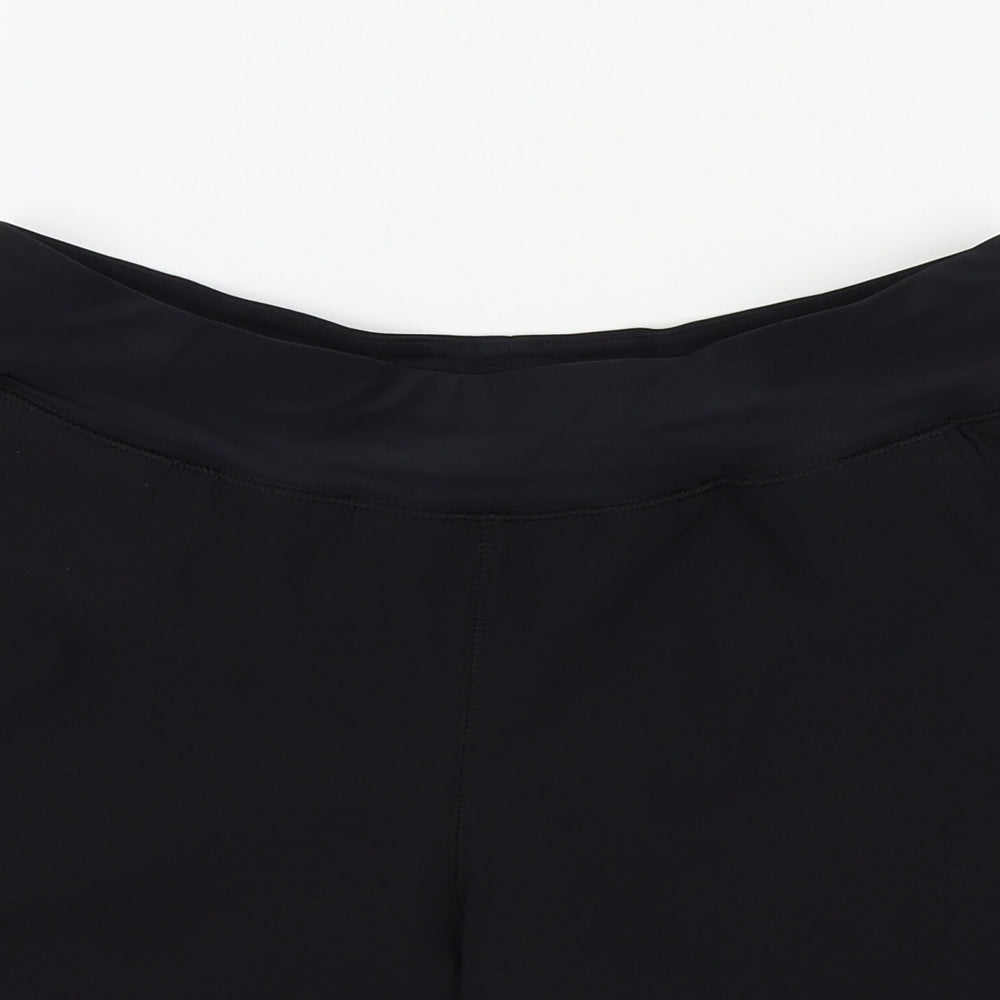 LANDSEND Womens Black   Bermuda Shorts Size 8
