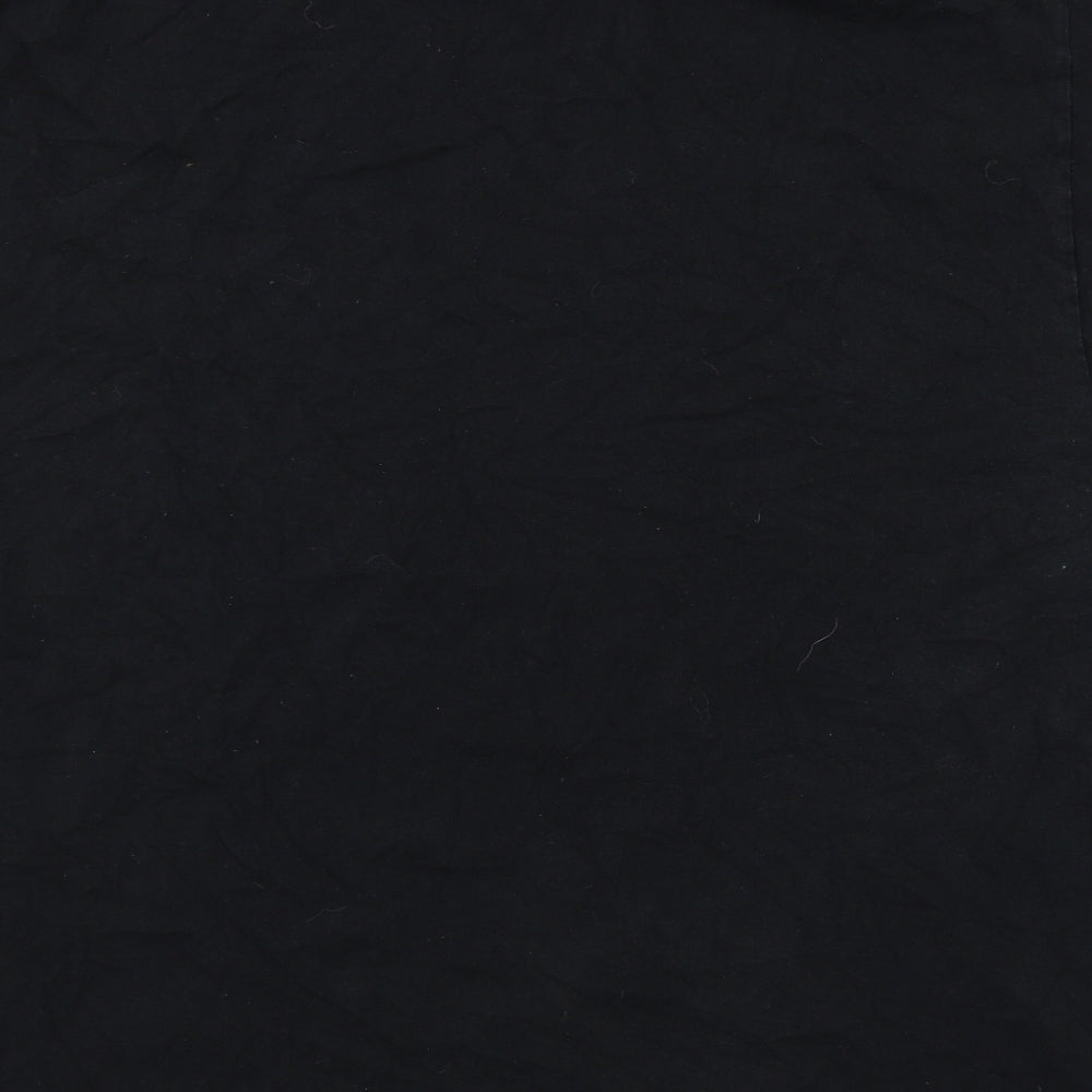 Gildan Mens Black Colourblock   T-Shirt Size XL