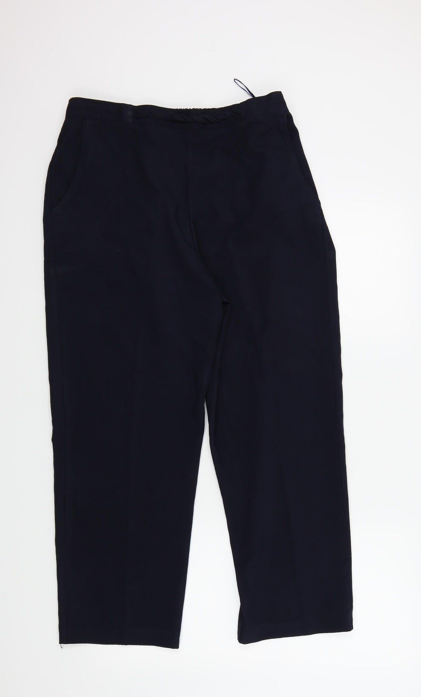 Ellie Louise Womens Black   Trousers  Size 14 L25 in