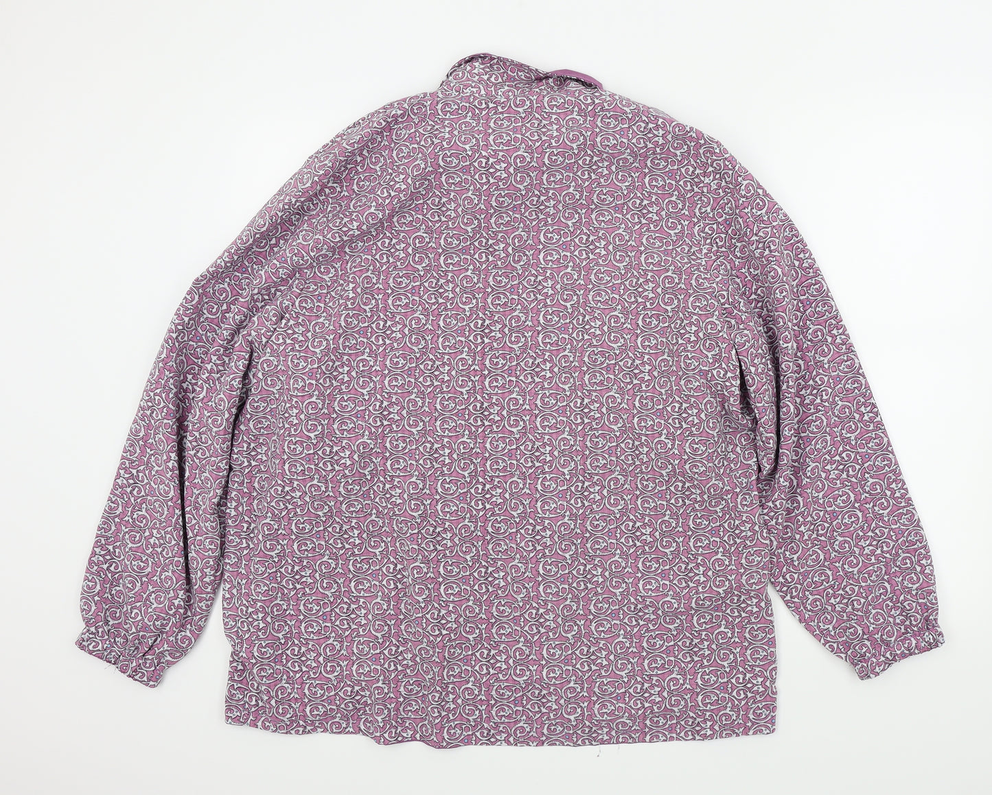 TUNG TAI Womens Purple Geometric  Jacket  Size 46
