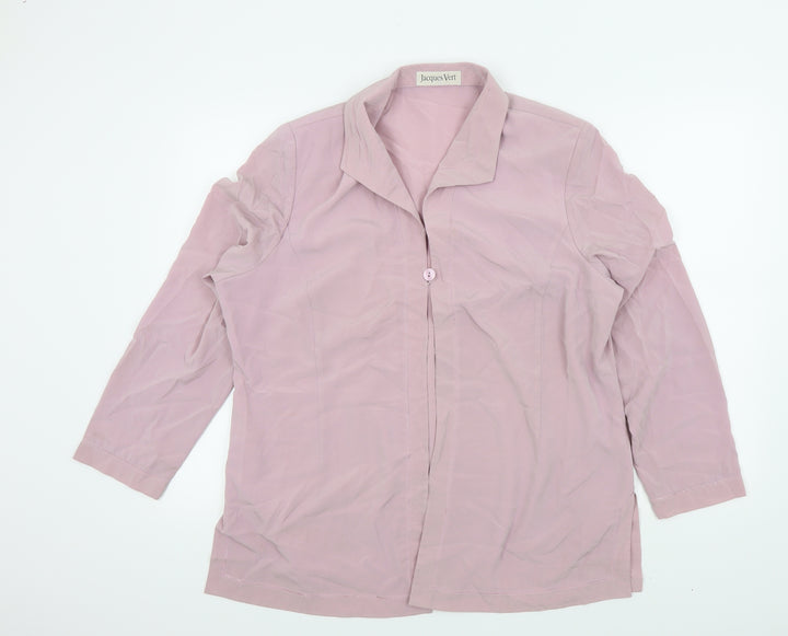 JACQUEST VERT Womens Pink Jacket Size 18