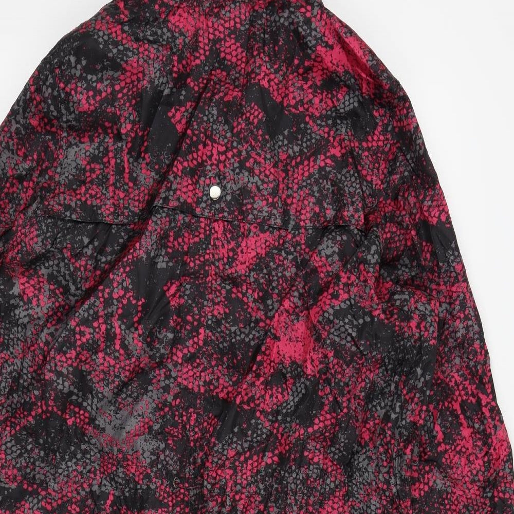 DUNNES Womens Pink Geometric  Anorak Jacket Size L