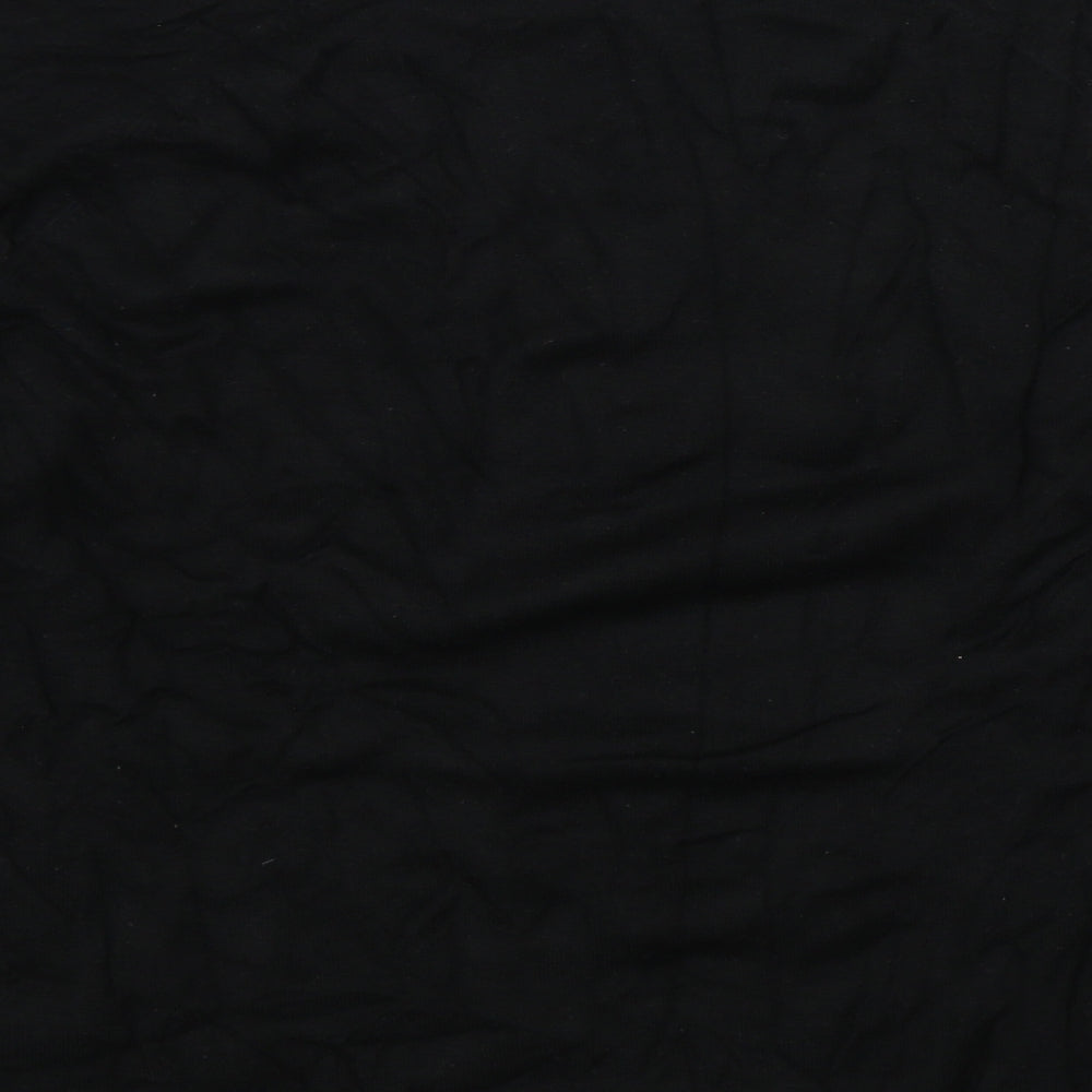 M&Co Womens Black Geometric  Pullover Jumper Size 20