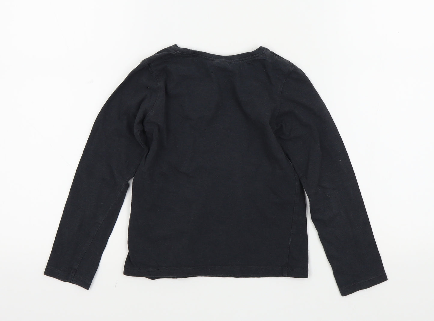 NEXT Baby Black Colourblock  Basic T-Shirt Size 6-9 Months