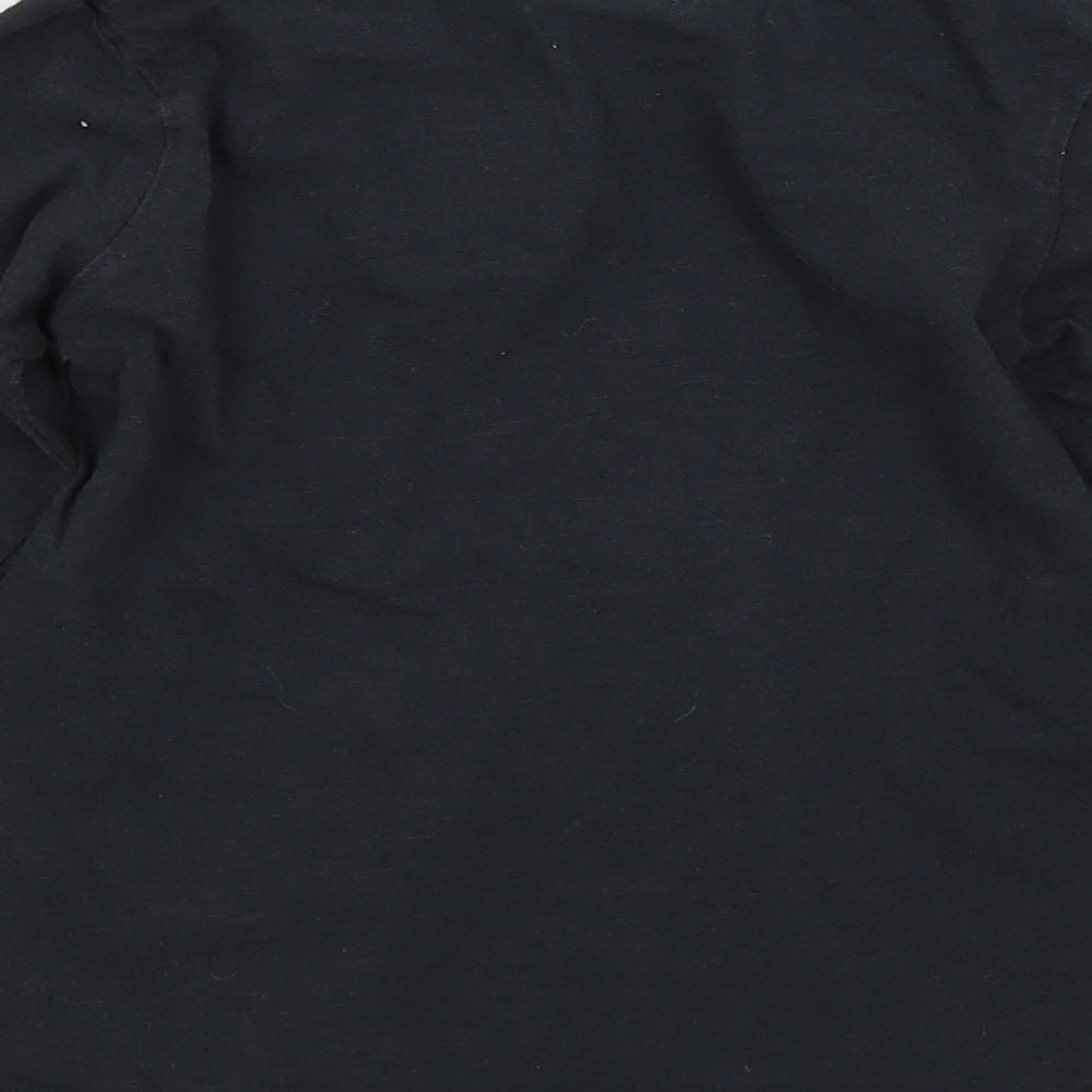 NEXT Baby Black Colourblock  Basic T-Shirt Size 6-9 Months