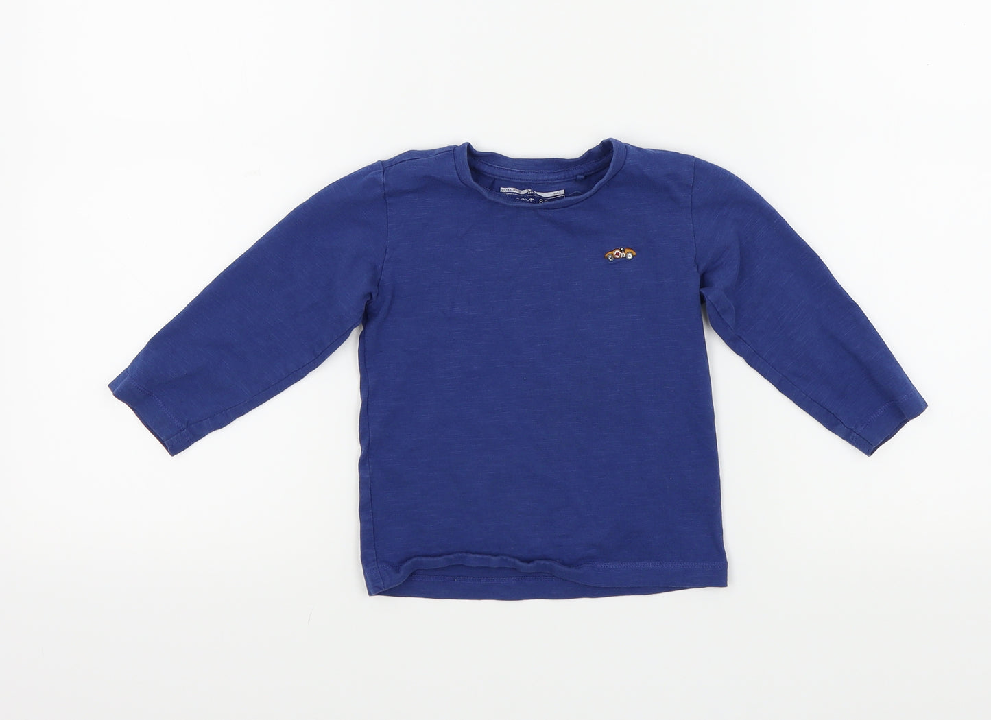 NEXT Baby Blue Colourblock  Basic T-Shirt Size 6-9 Months