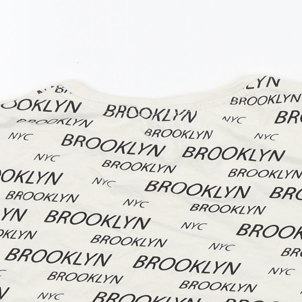 Primark Girls White   Basic T-Shirt Size 8-9 Years