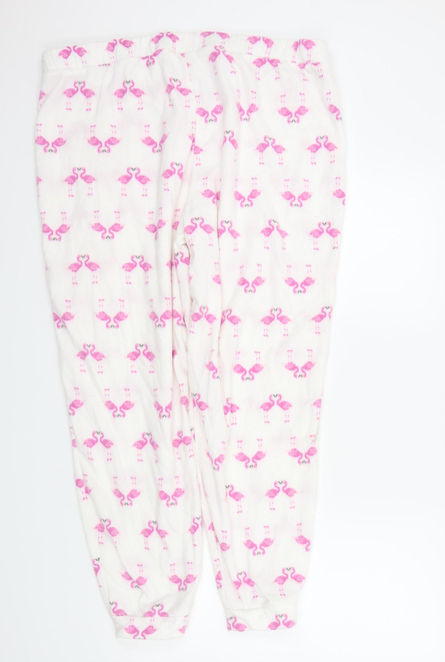 George Womens White Solid  Top Pyjama Pants Size 22