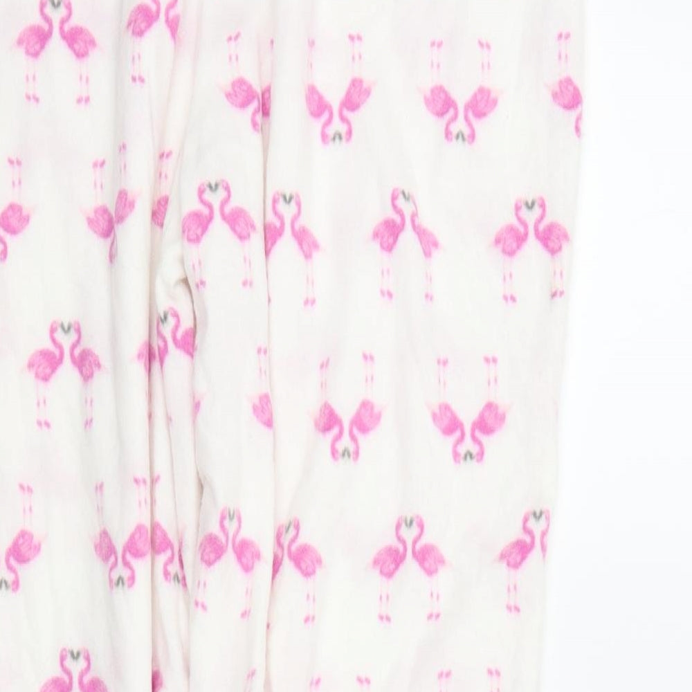 George Womens White Solid  Top Pyjama Pants Size 22