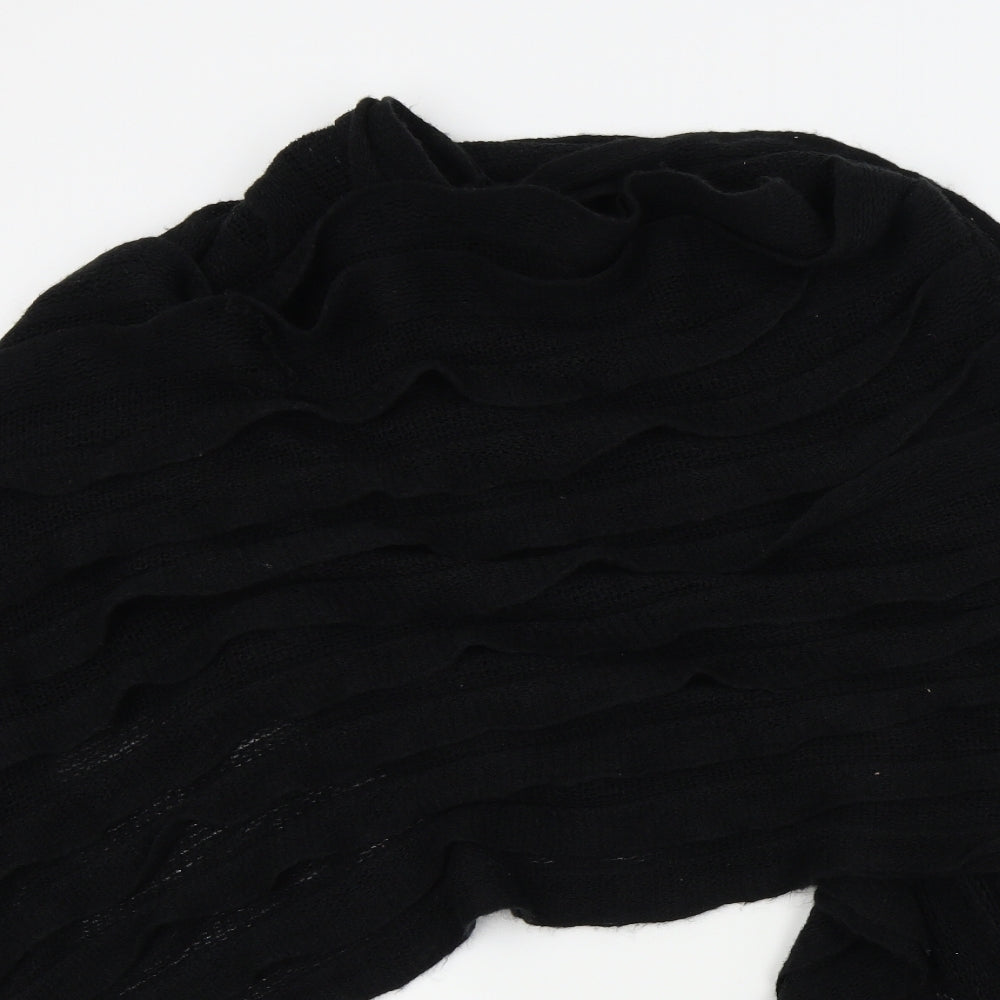 Preworn Womens Black   Jacket Poncho One Size