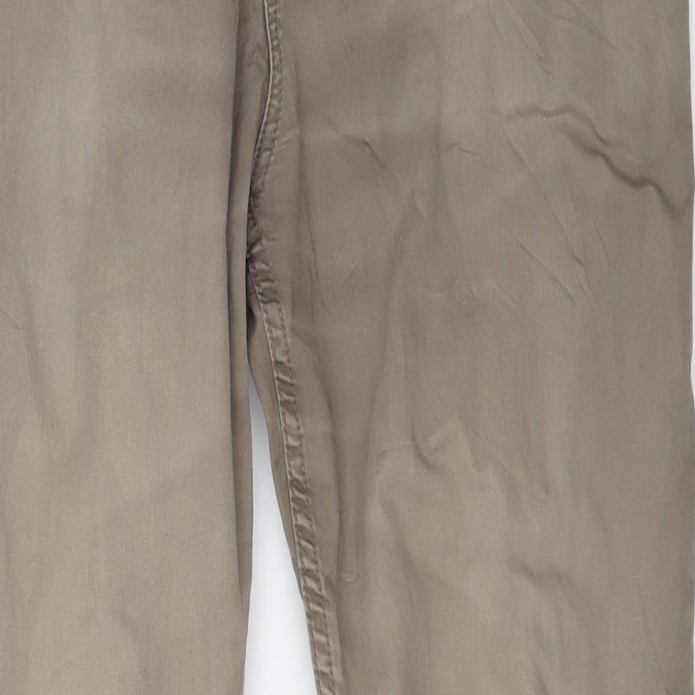 Blue Harbour Mens Brown  Denim Straight Jeans Size 32 L31 in