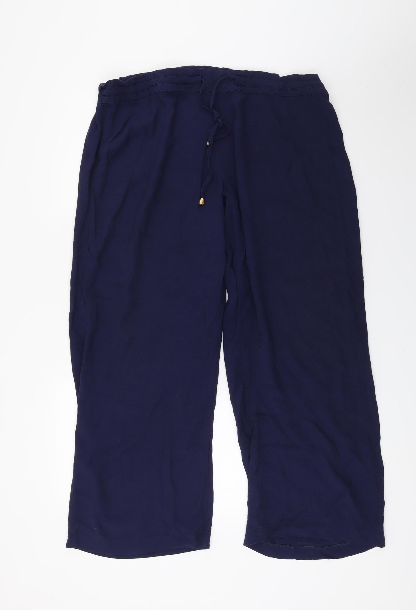 Marks and Spencer Womens Blue   Trousers  Size 20 L25 in