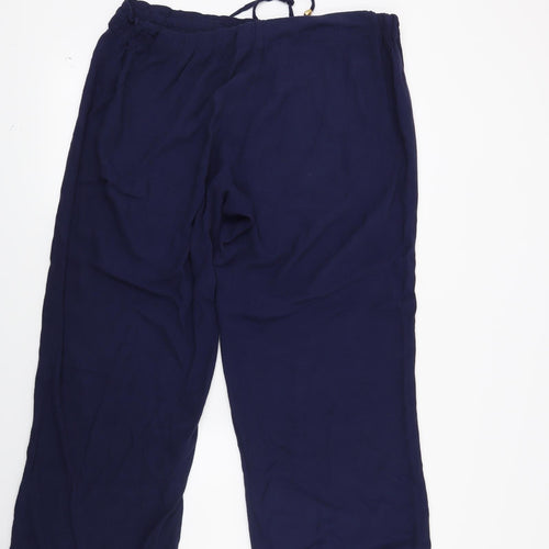 Marks and Spencer Womens Blue   Trousers  Size 20 L25 in