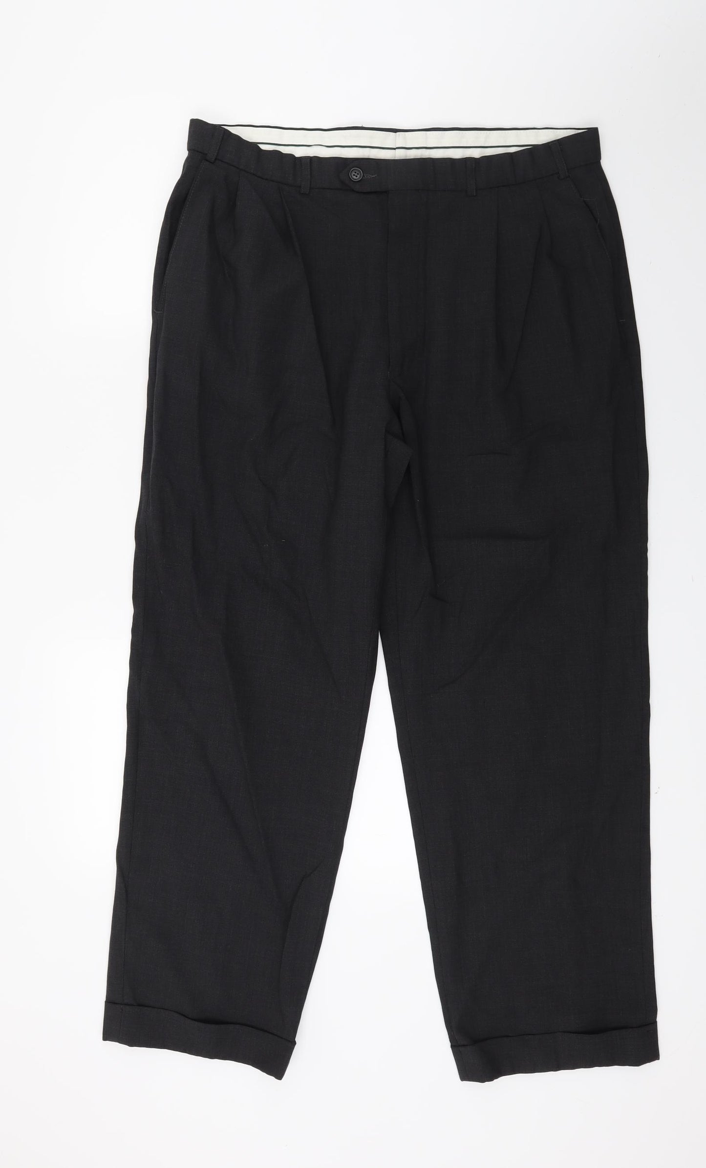 Marks and Spencer Mens Grey   Trousers  Size 36 L29 in