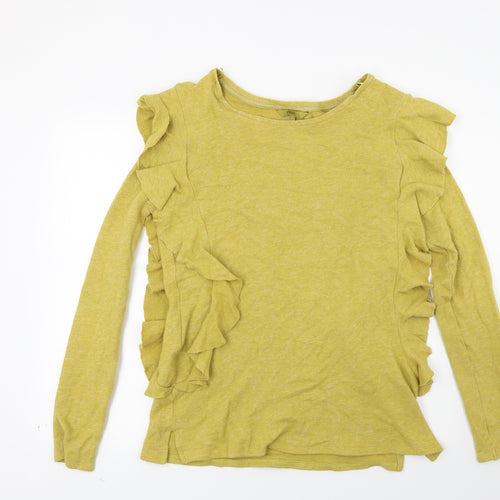 NEXT Womens Yellow   Tunic Sweatshirt Size 14