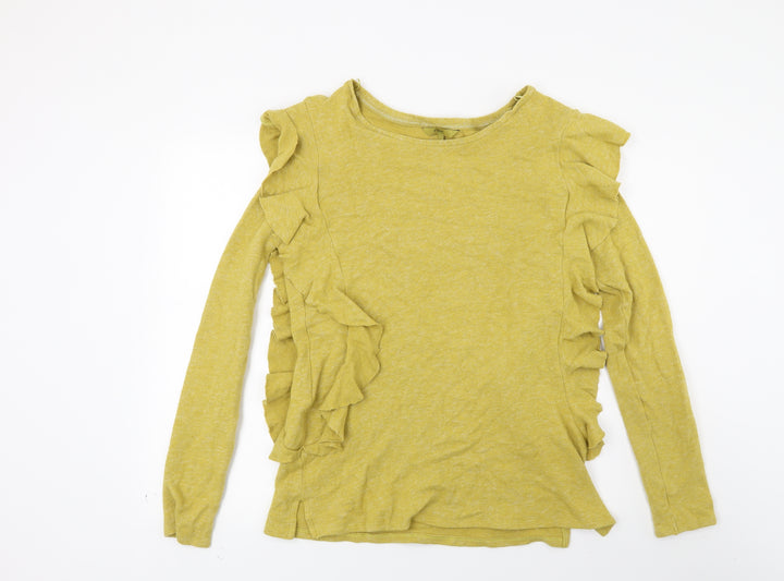 NEXT Womens Yellow   Tunic Sweatshirt Size 14