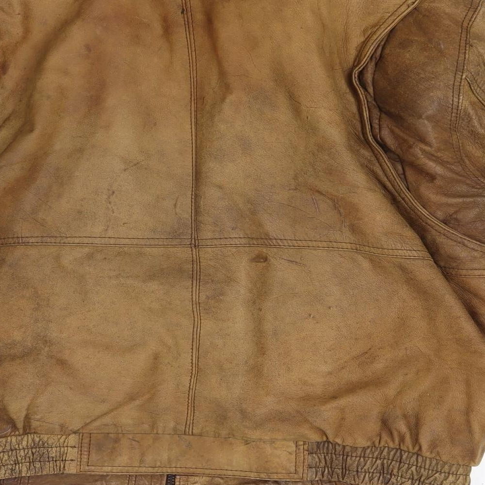 ABLC Mens Brown   Bomber Jacket Coat Size L
