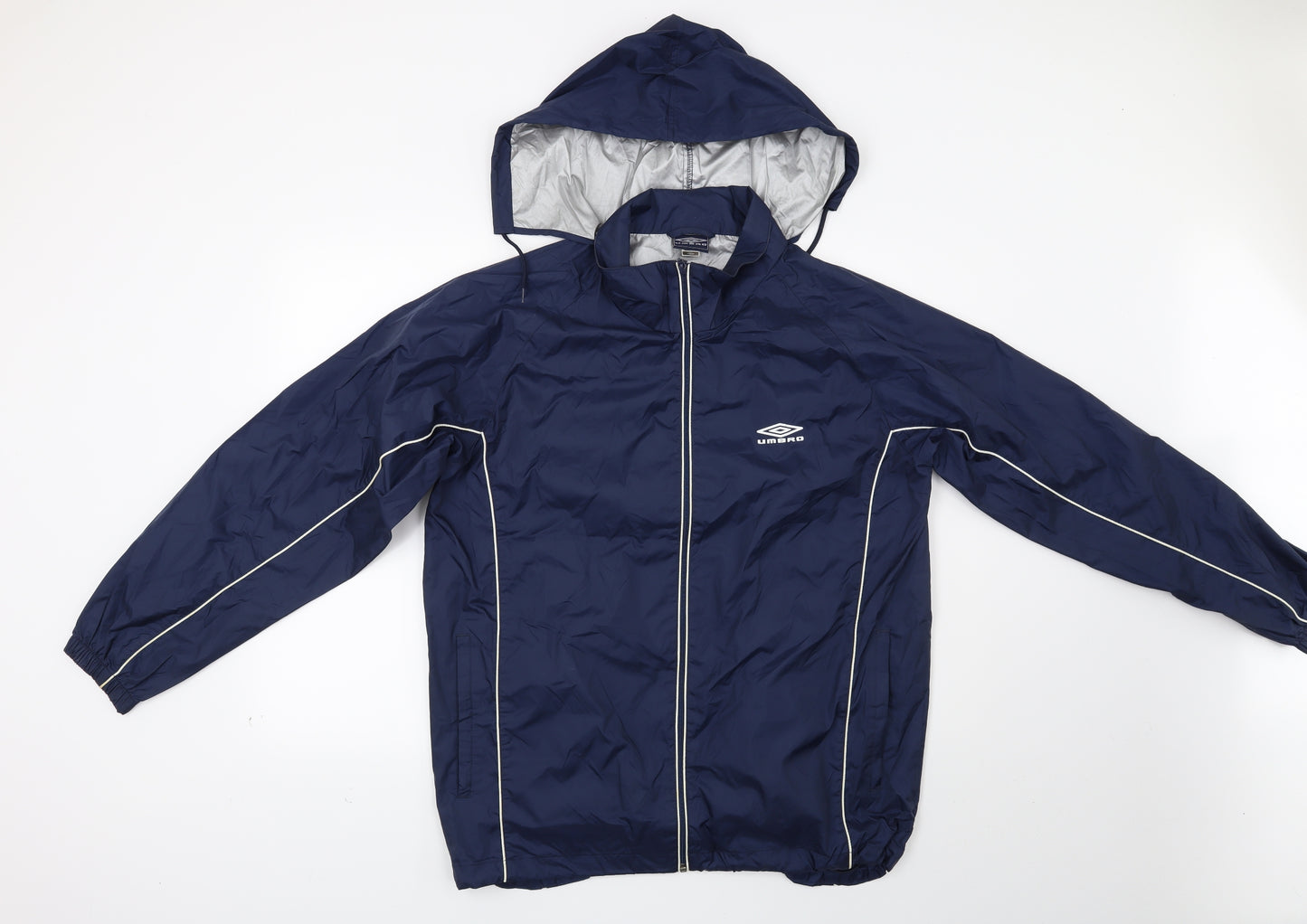 Umbro Mens Blue   Anorak Coat Size M