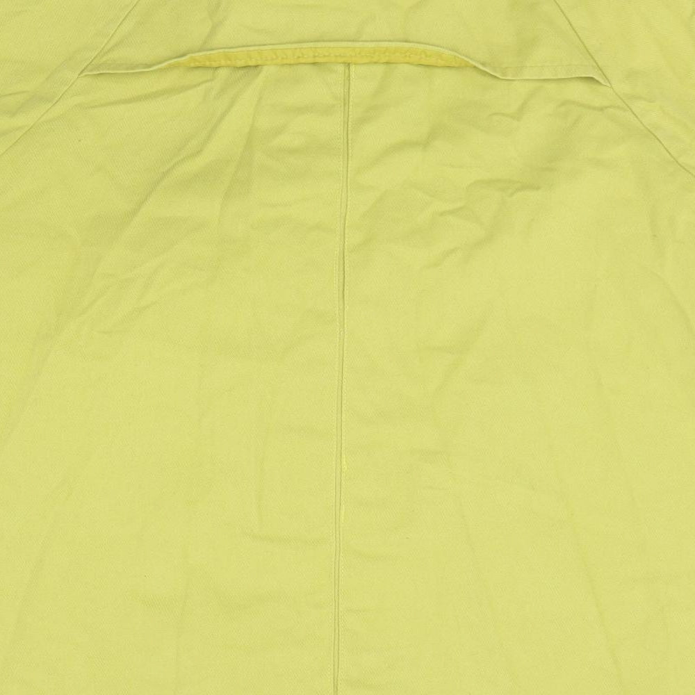 Marks and Spencer Womens Green  Rayon Pea Coat Coat Size 18