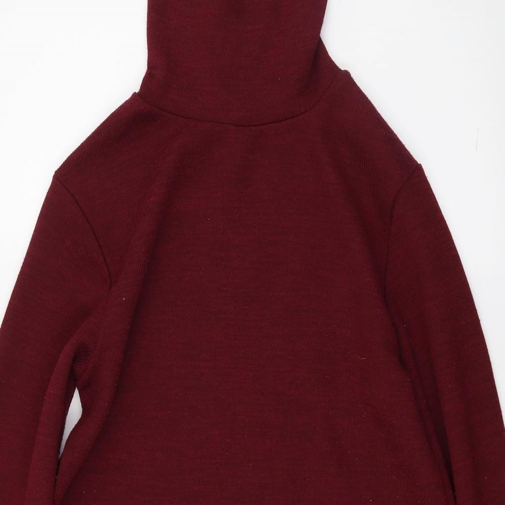 Primark Womens Red  Knit Jumper Dress  Size 8