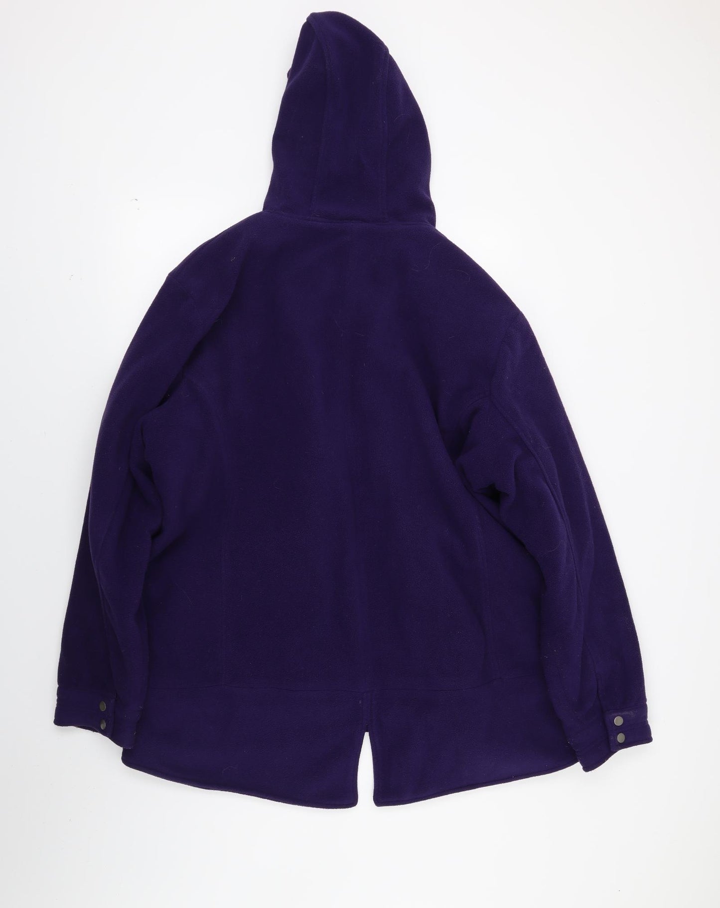Cotton Traders Womens Purple  Fleece Jacket Coat Size 24