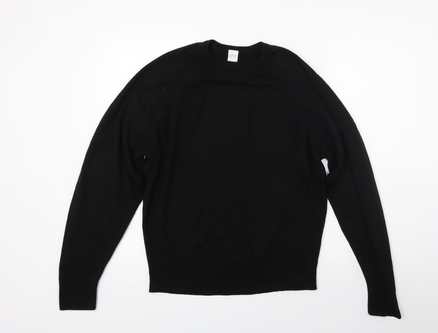 Littlewoods Mens Black  Knit Pullover Jumper Size M