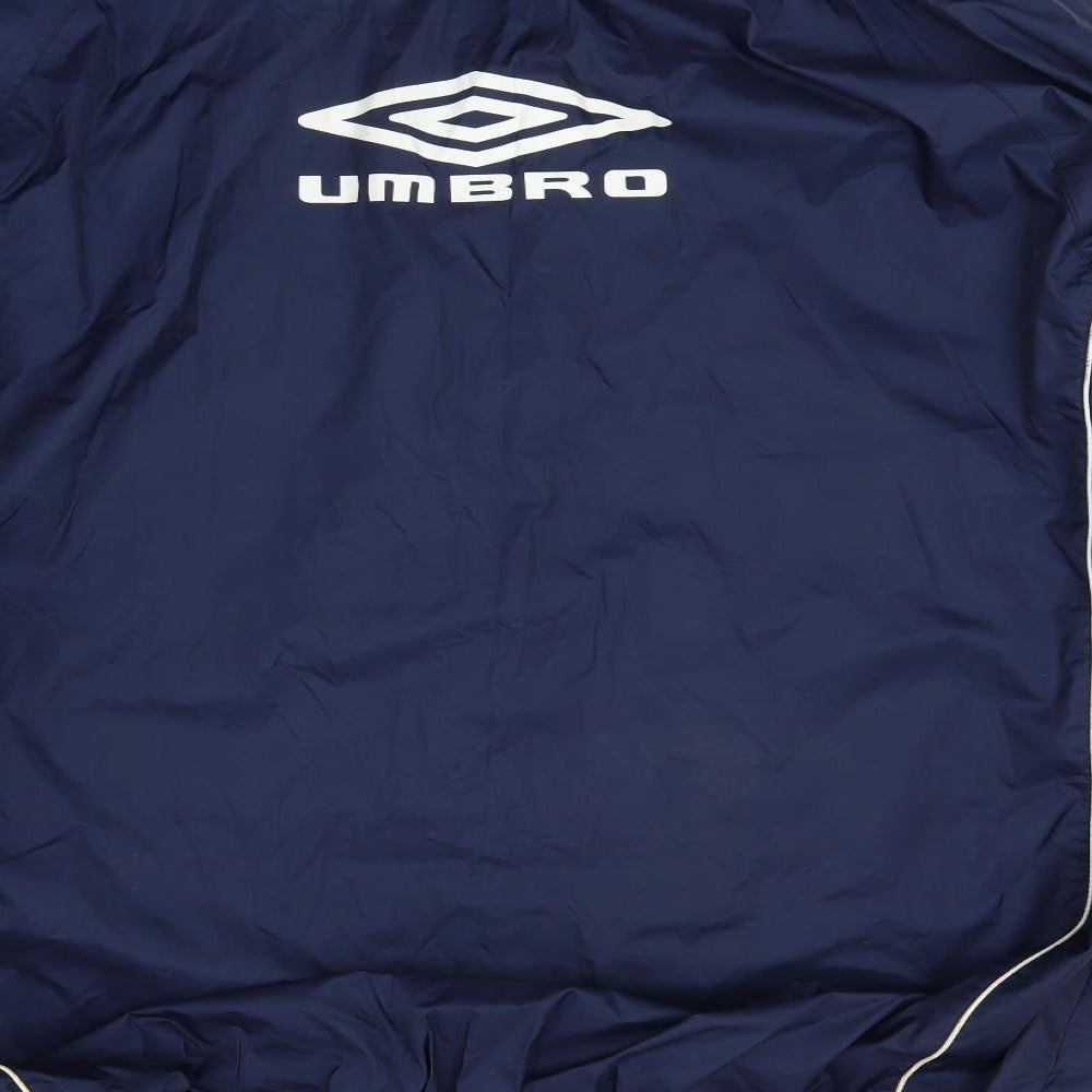 Umbro Mens Blue   Anorak Coat Size XL
