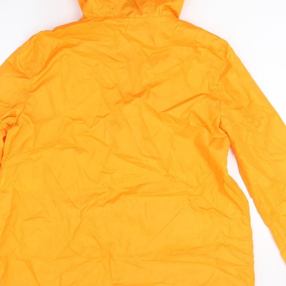 New Look Womens Orange   Windbreaker Coat Size 10  - Light Weight