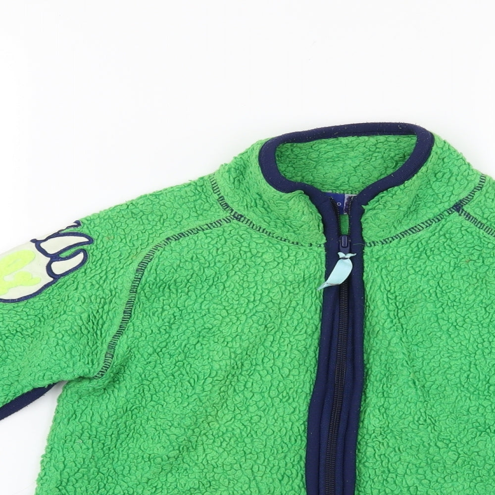 molo Boys Green  Fleece Jacket Coat Size 8-9 Years